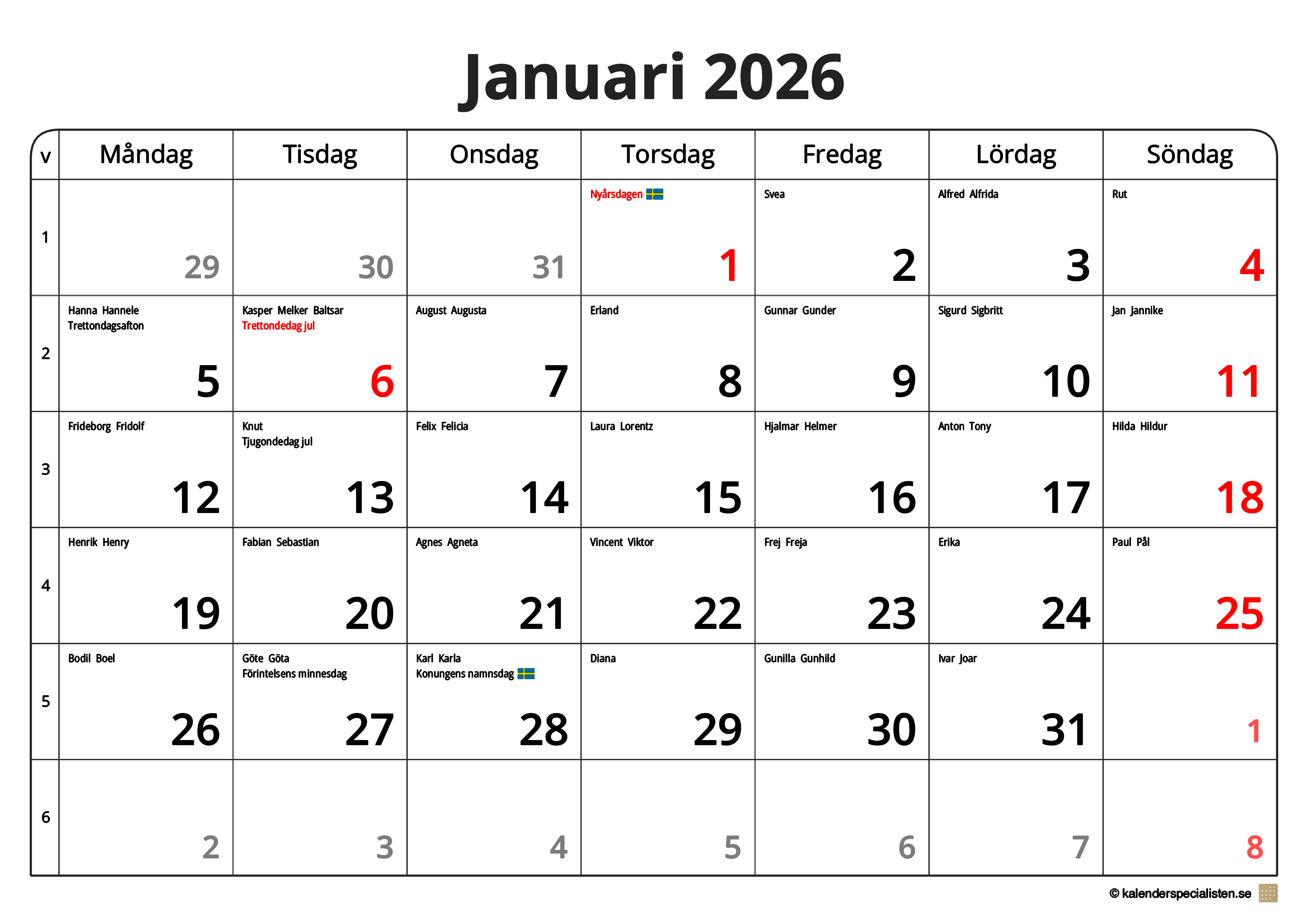 Kalender 2026 Gratis Att Ladda Ner Skriva Ut Kalender 2026 Gratis Att Ladda Ner Skriva Ut