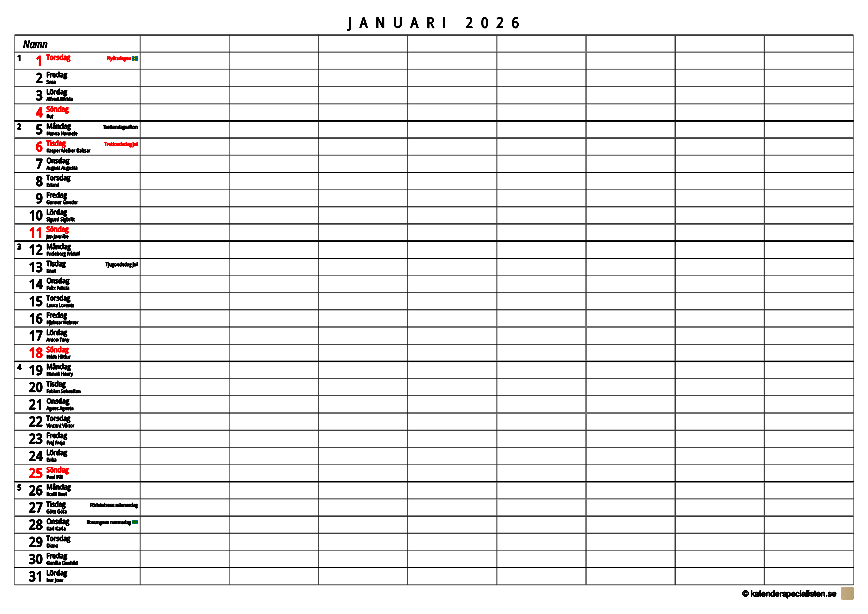 Kalender 2026 Gratis Att Ladda Ner Skriva Ut Kalender 2026 Gratis Att Ladda Ner Skriva Ut