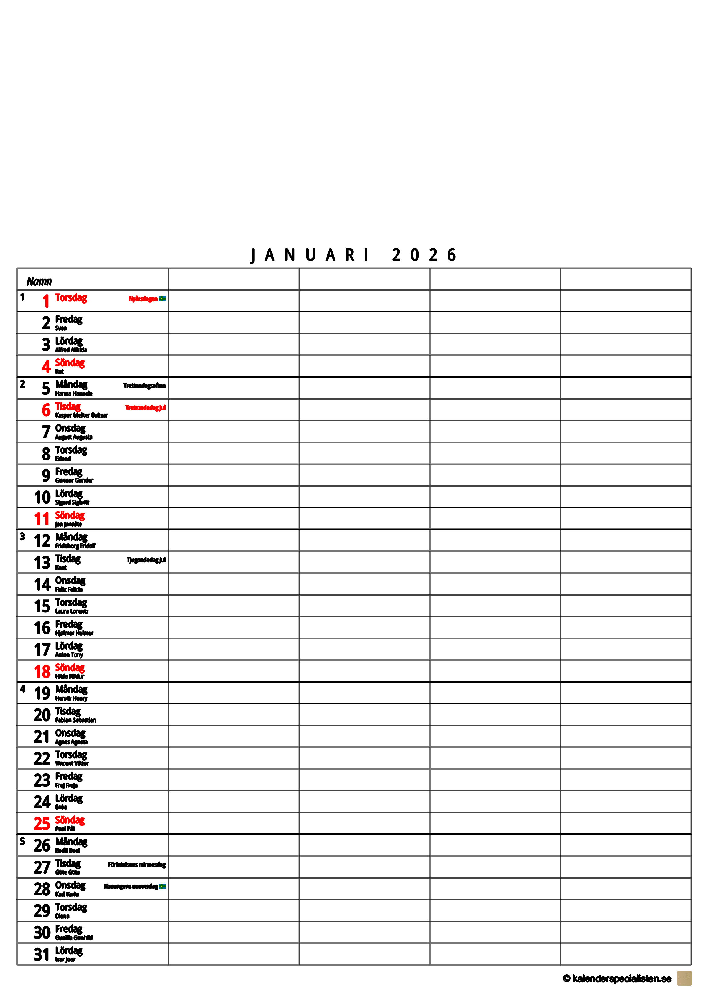 Kalender 2026 Gratis Att Ladda Ner Skriva Ut Kalender 2026 Gratis Att Ladda Ner Skriva Ut