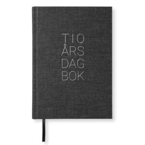 10-års Dagbok Paperstyle A5 Svart