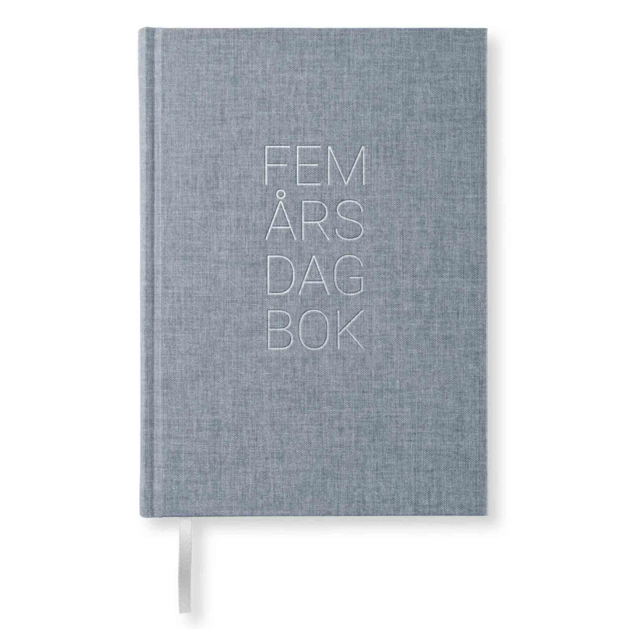 5-års Dagbok Paperstyle A5 Denim