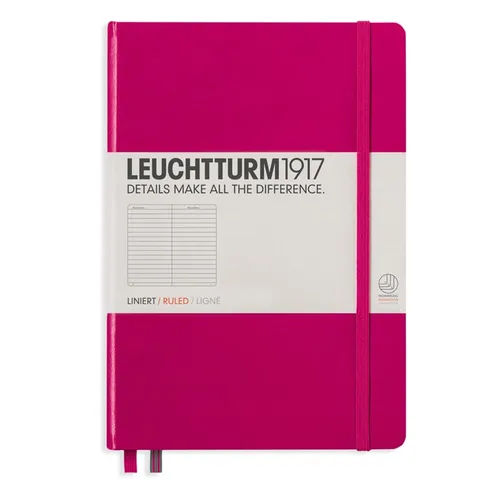 Leuchtturm Notebook A5 Hard Berry 249p linjerad
