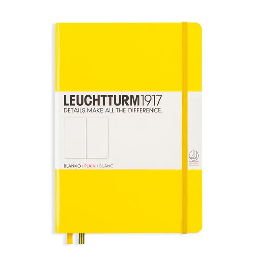 Leuchtturm Notebook A5 Hard Lemon 249p olinjerad Leuchtturm Notebook A5 Hard Lemon 249p olinjerad