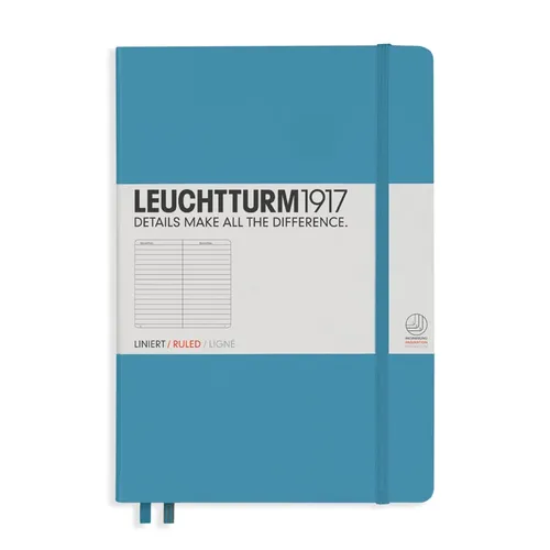 Leuchtturm Notebook A5 Hard Nordic Blue 249p linjerad Leuchtturm Notebook A5 Hard Nordic Blue 249p linjerad