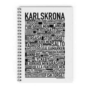skrivbok Karlskrona