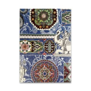 ROSSI Skrivbok Hårdband Indian Silver