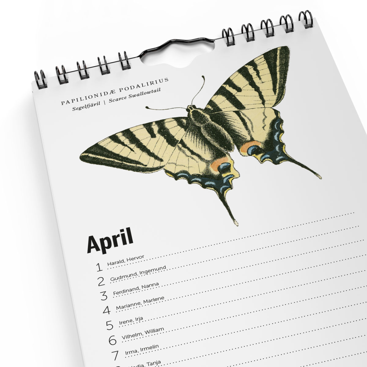 Födelsedagskalender Fjärilar 2