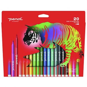 Penselpennor 20 Färger Penol hos Kalenderspecialisten