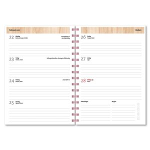 Personlig almanacka Ask uppslag