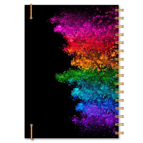 Personlig almanacka Färgpigment _baksida