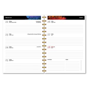 Personlig almanacka Färgpigment _uppslag