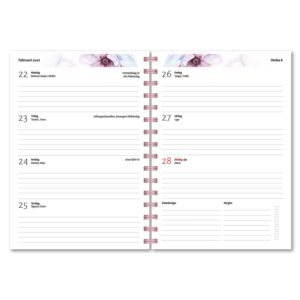 Personlig almanacka Magnolia uppslag