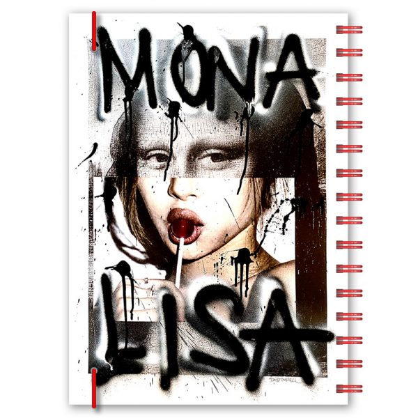 Personlig almanacka Mona Lisa baksida