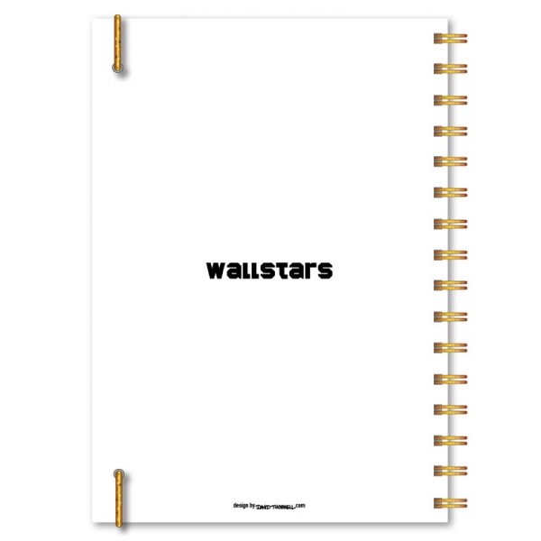 Personlig almanacka Pedagog Wallstars baksida