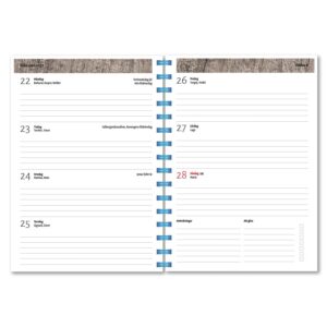 Personlig almanacka Silvertall uppslag