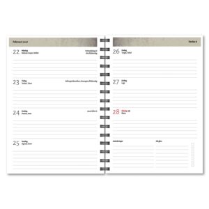 Personlig almanacka Vintage Zebra uppslag