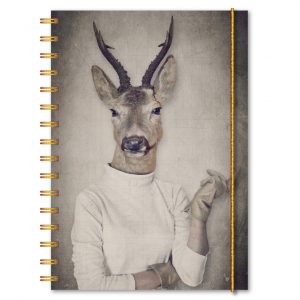 Personlig almanacka Vintage hjort
