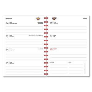 Personlig almanacka Wow uppslag