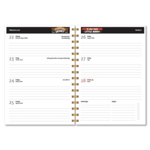 Personlig almanacka lärare Big heart uppslag