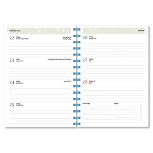 Personlig träningsalmanacka Work Hard uppslag