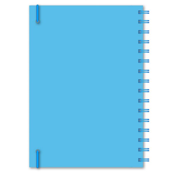 Personlig almanacka Blå baksida