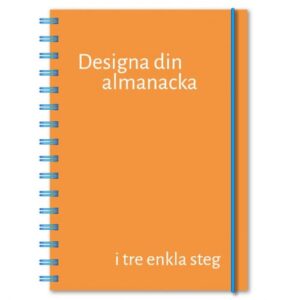 Personlig almanacka orange