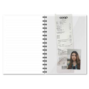 Plastficka Personlig almanacka uppslag