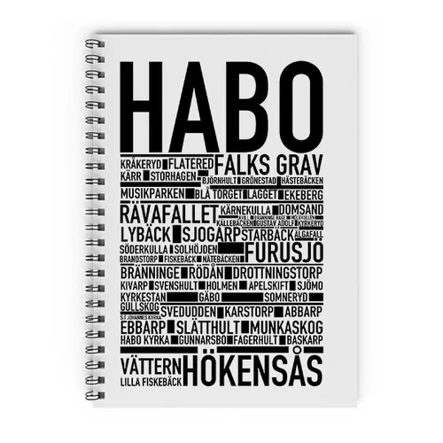 Skrivbok Wallstars Habo
