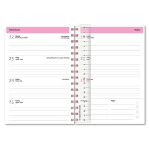 Bokmärke Personlig Almanacka uppslag