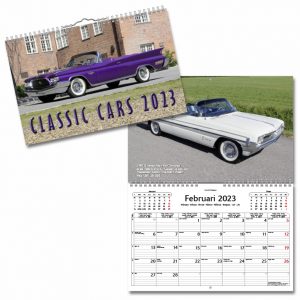 Väggkalender Classic Cars Liten 2023