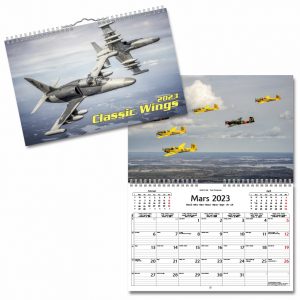 Väggkalender Classic Wings 2023