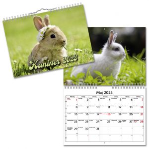 Väggkalender Kaniner Small 2023