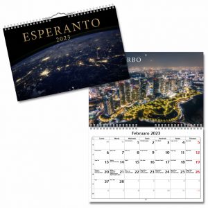 Väggkalender Esperanto 2023