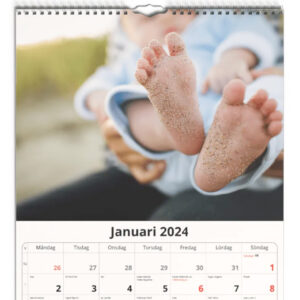 Fotokalender A3 stående inlaga