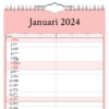 Familjekalender Färg 2024 kalendarie 2
