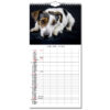 Familjekalender Hundar 2024 kalendarie