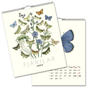 Väggkalender Fjärilar 2024