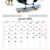 Väggkalender Glada Kossan 2024 kalender
