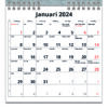 Väggkalender Hundar Mini 2024 kalendarie