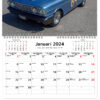 Väggkalender Muscle Cars 2024 kalendarie