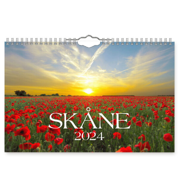 Väggkalender Skåne 2024 omslag
