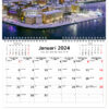 Väggkalender Stockholm 2024 kalendarie