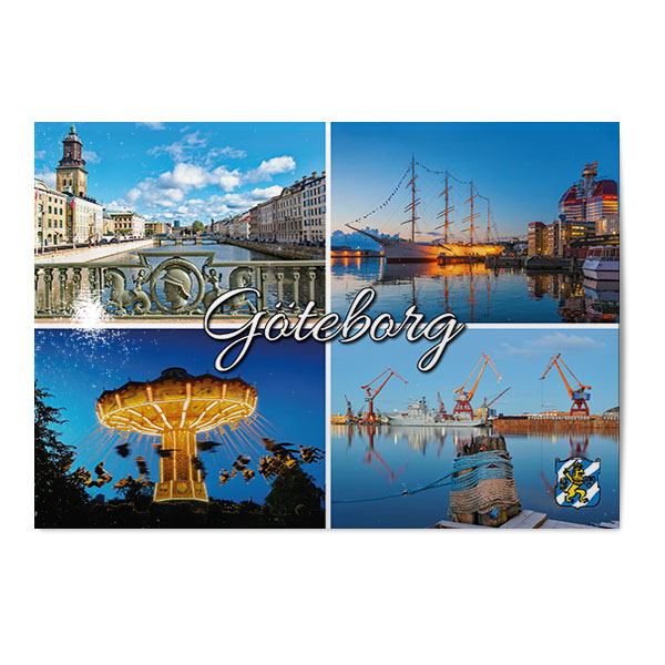 Vykort Göteborg Kollage 1