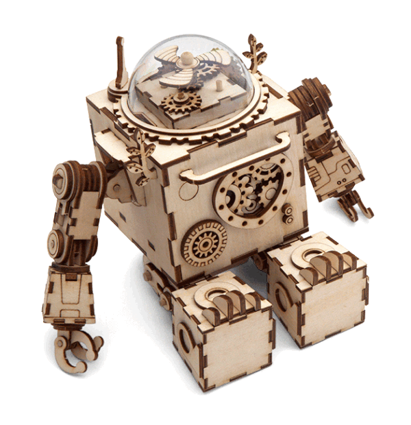 3D Pussel Robotime Steampunk Robot 5