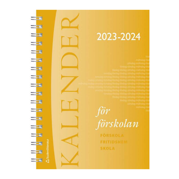 Kalender för förskolan 2023-2024