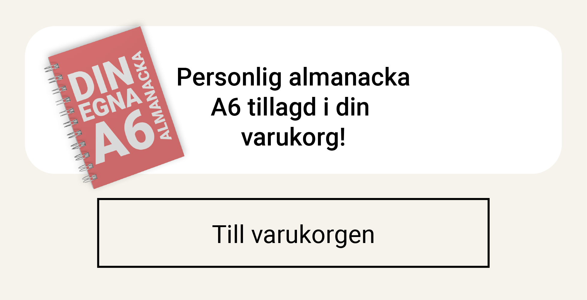 Till varukorgen PA A6 Till varukorgen PA A6