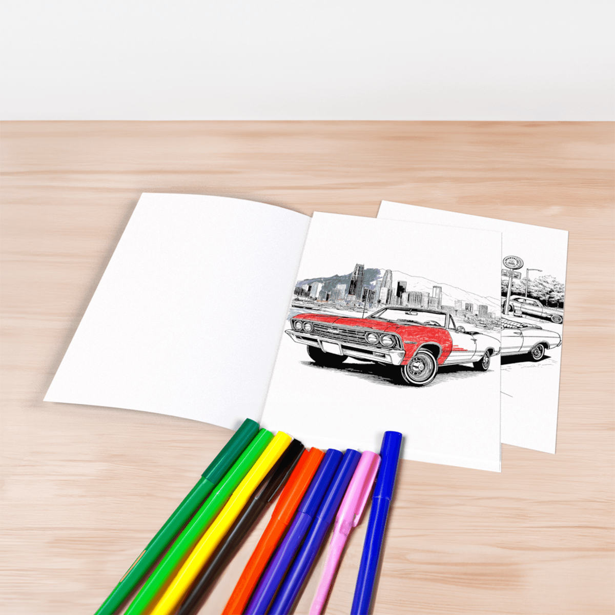 Coloring Posters 30x40 Pappas målarbok inspiration