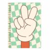 Anteckningsbok A5 Good Vibes Peace framsida