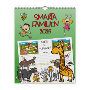 Familjekalender Smarta Familjen 2025 Omslag