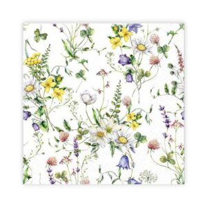 KAFFESERVETT 20P ÄNGSBLOMMA